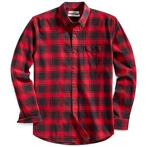 Goodthreads Red and Black Checkered Shirt